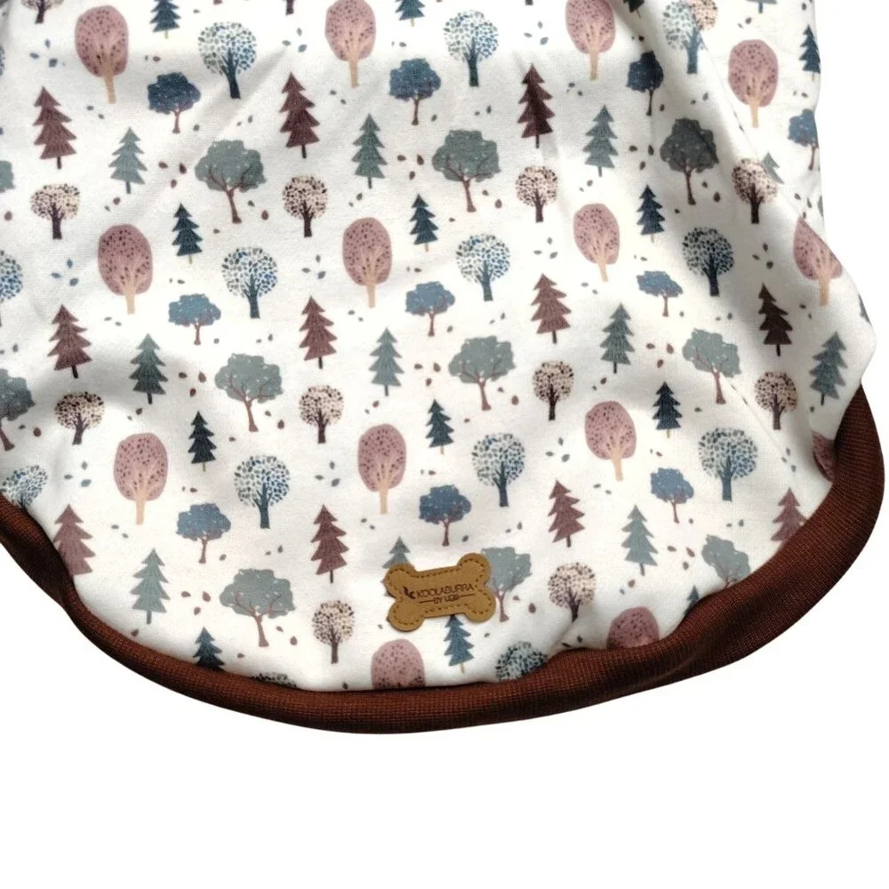 Koolaburra By UGG Dog XL Ginger Brown Print Pet Pajama Shirt